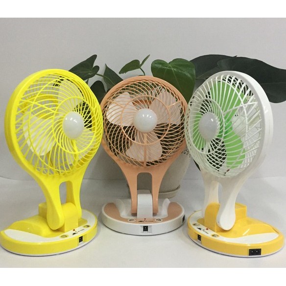 Quạt sạc tích điện mini Fan JR-5580𝑺𝑰𝑬̂𝑼 𝑯𝑶𝑻 Quạt sạc tích điện mini Fan JR-5580 siêu tiết kiệm pin