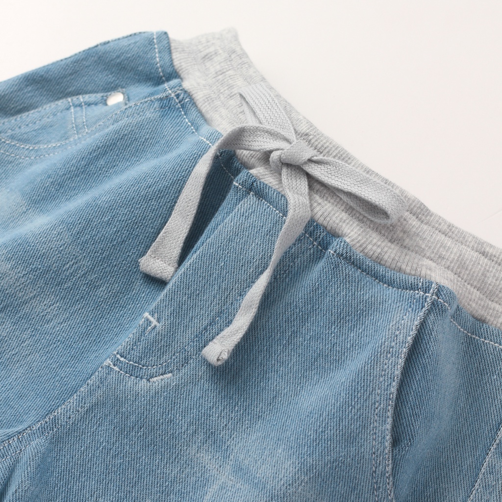 Quần short jeans cho bé gái BAA BABY lưng thun từ 1 – 7 tuổi – GT-QU18N – Baababy >>> top1shop >>> shopee.vn
