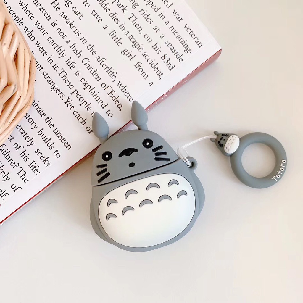 Vỏ bảo vệ bao đựng tai nghe Airpod 1/Airpod 2-Mã ốp totoro