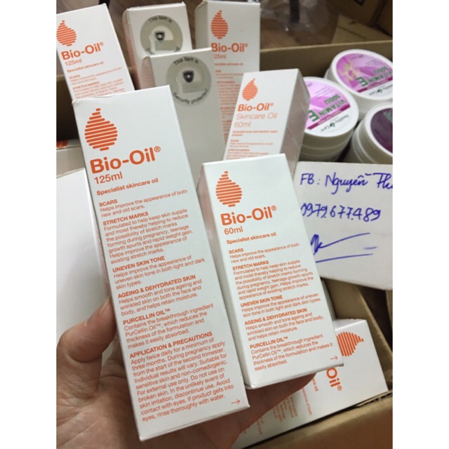 Bio oil 60ml, bio oil 125ml (hàng chuẩn úc)