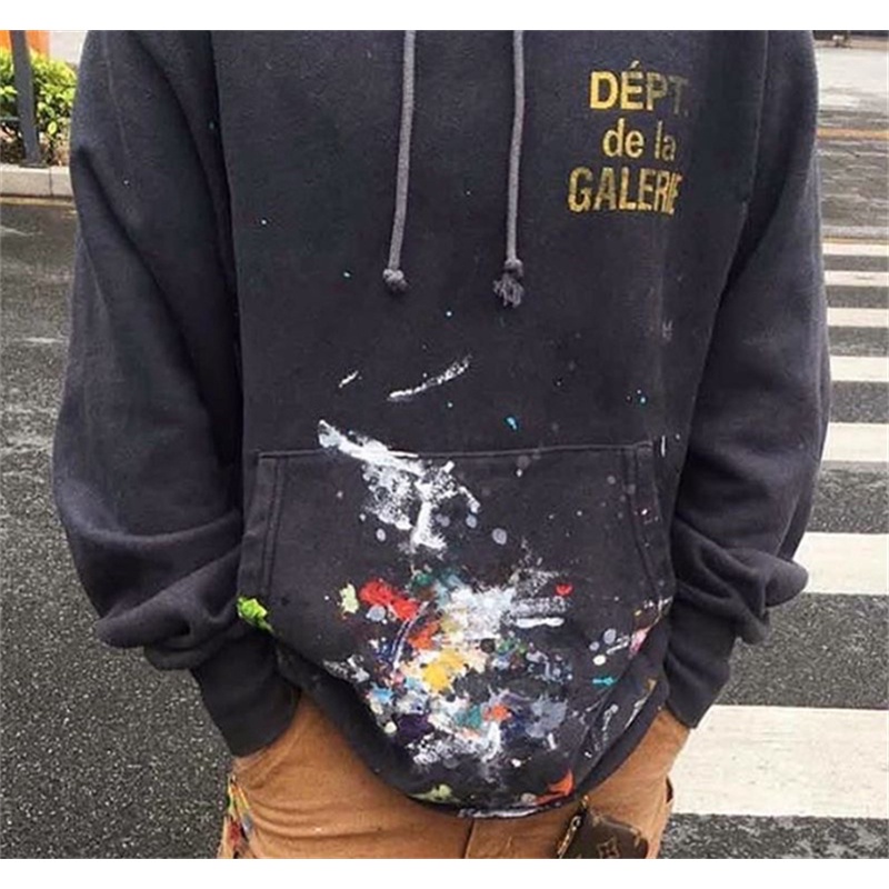 Áo Hoodie Cotton Tay Dài Phong Cách GALLERY & DEPT Cổ Điển Thời Trang Cho Cặp Đôi