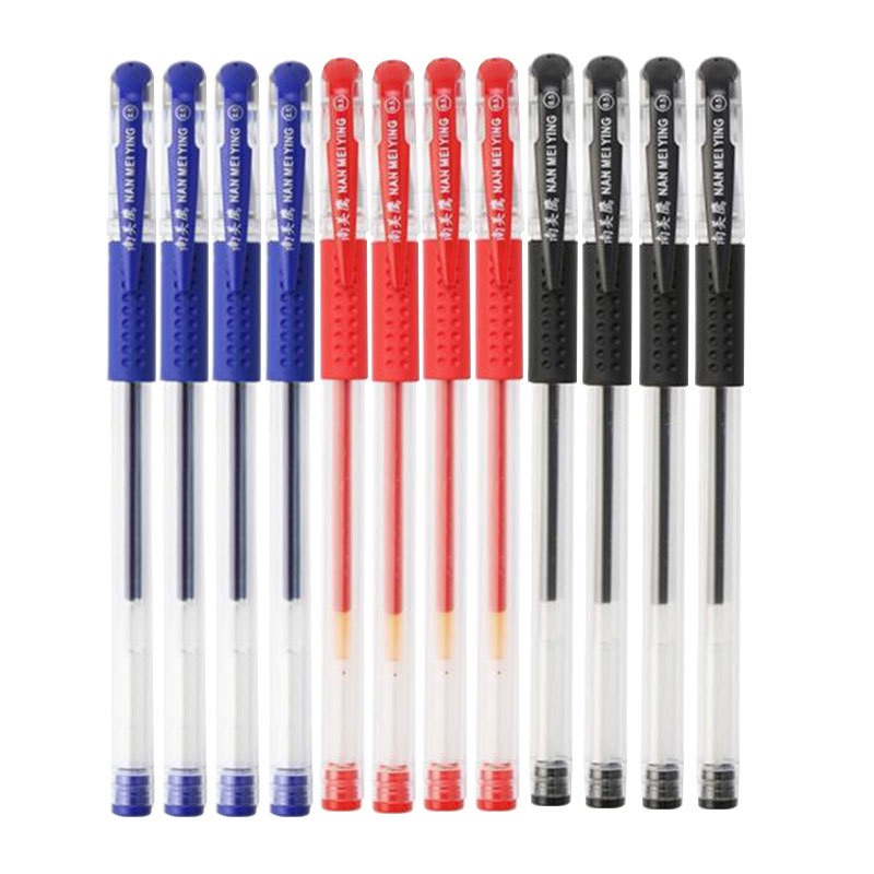 Gel Ink Pen Writting Pen Spot European Standard Neutral Pen Red Blue Black Exam Special Pen Neutral Refill Sign Pen 0.5mm Bullets Atomic Pen Ballpoint Pen Carbon Pen