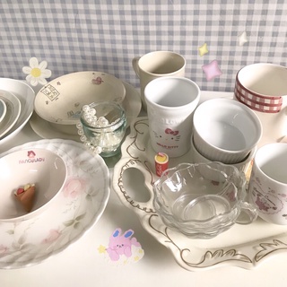 Ly, tách gốm 2hand vintage