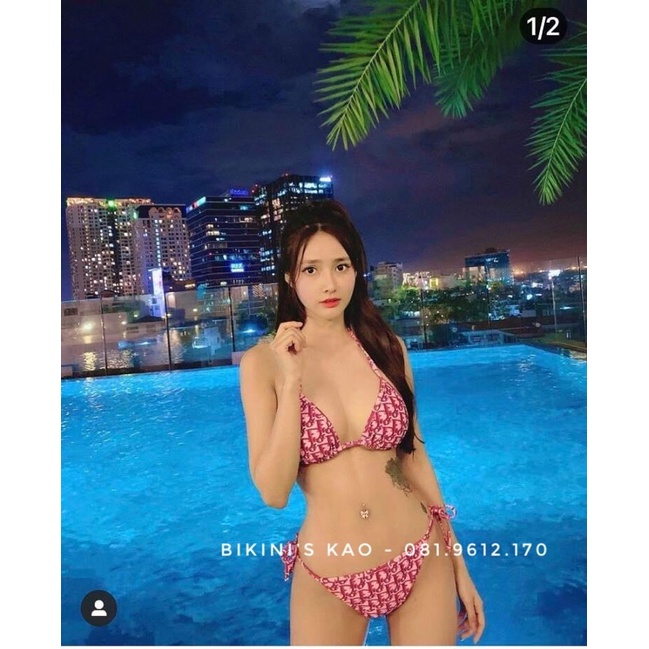 mẫu bikini 👙 LV, dior. Freesize. 5 màu ( dior Hồng,đỏ,đen,xanh,Lv)