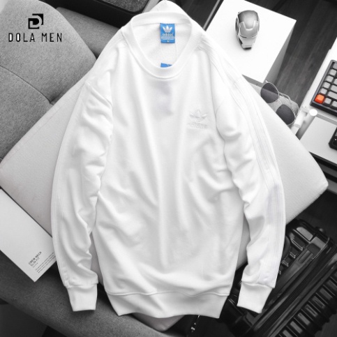 Áo Thun dài tay Sweater Nỉ Thu Đông Adidas 3 Sọc UNISEX - 5 MÀU