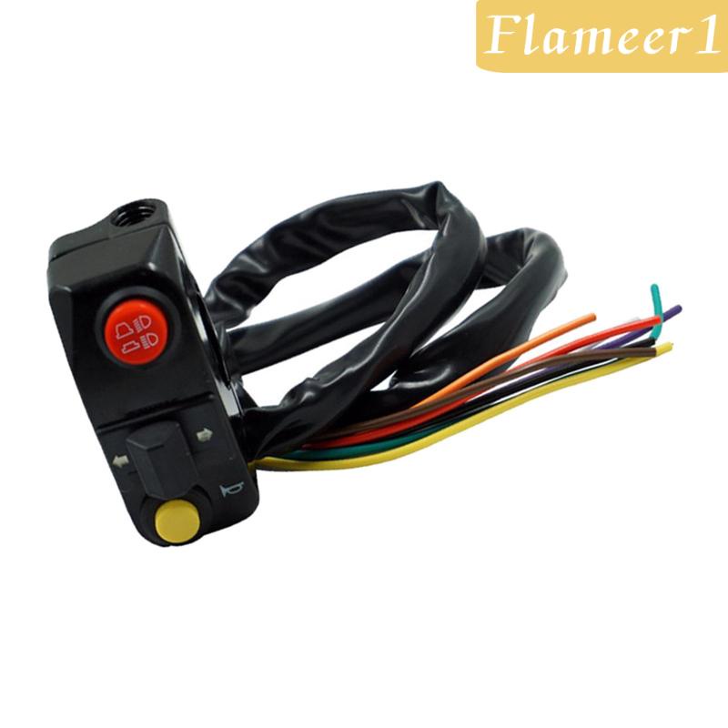 Công Tắc on / Off Gắn Tay Lái Xe Máy 22mm 7 / 8 &quot;on / Off Flame1