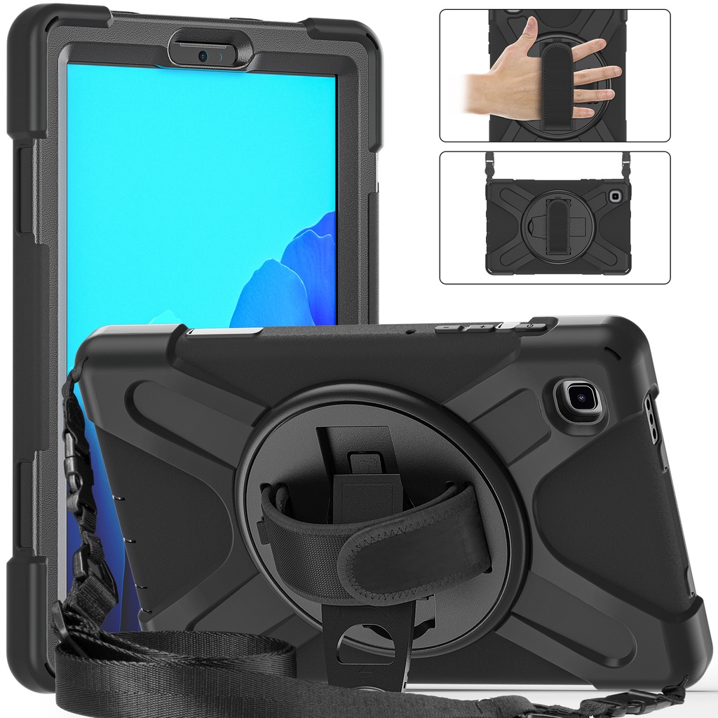 Ốp Máy Tính Bảng Cứng Chống Sốc Có Tay Cầm Và Dây Đeo Vai Cho Samsung Galaxy Tab A7 Lite 8.7 "SM-T220 SM-T225