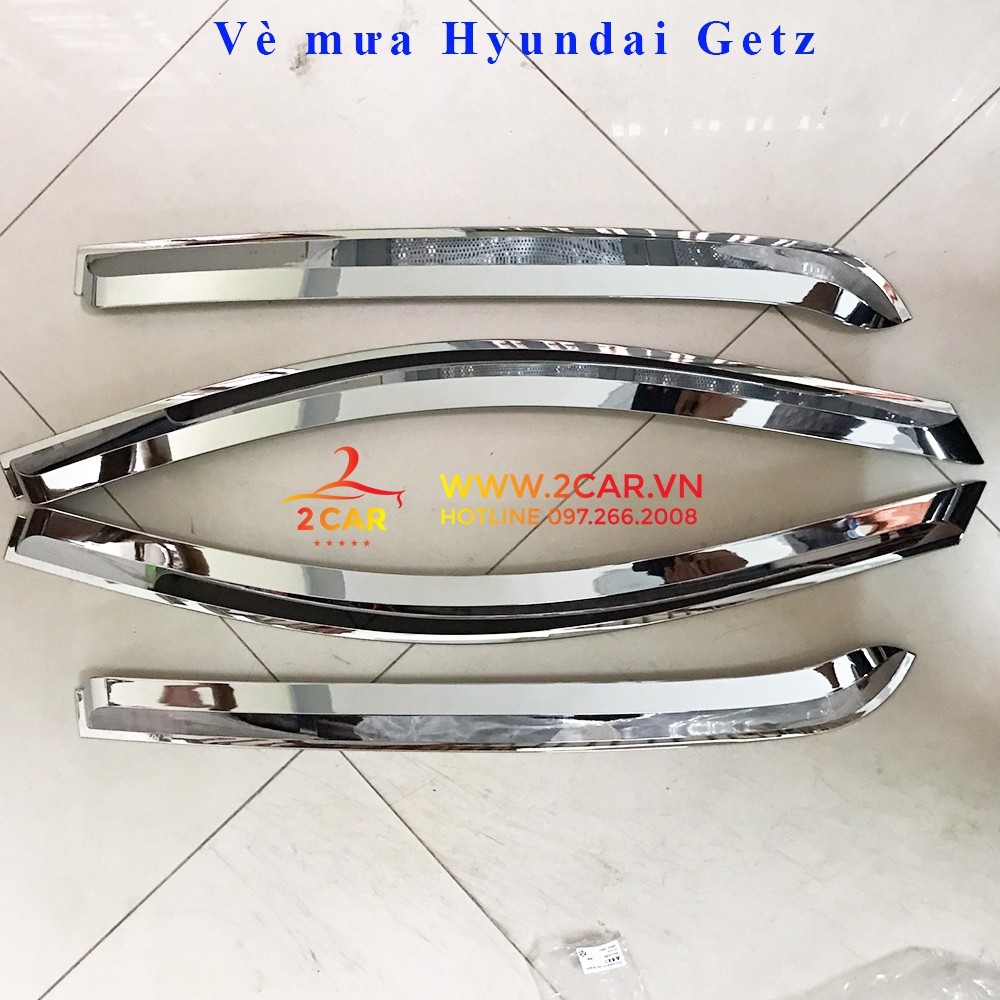 Vè che mưa Hyundai Getz mạ crom