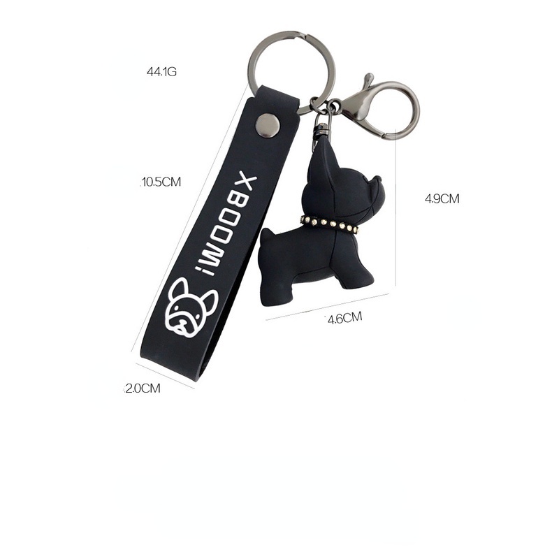 Móc Khóa Hình Chó Bull Dễ Thương