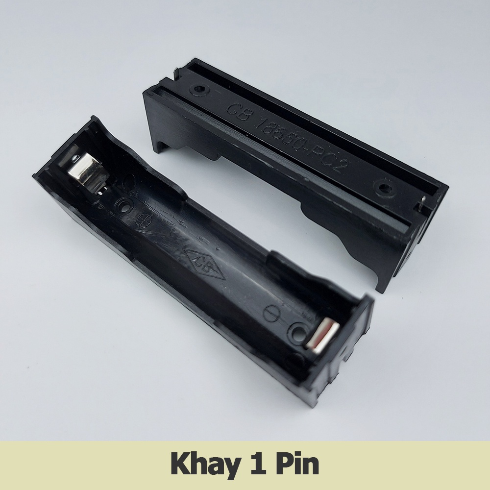 Khay pin 18650 1 2 3 4 cell Pin Đế giữ pin Mạ Kẽm