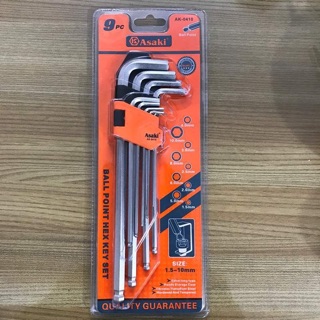 Bộ lục giác bi Asaki AK-0410