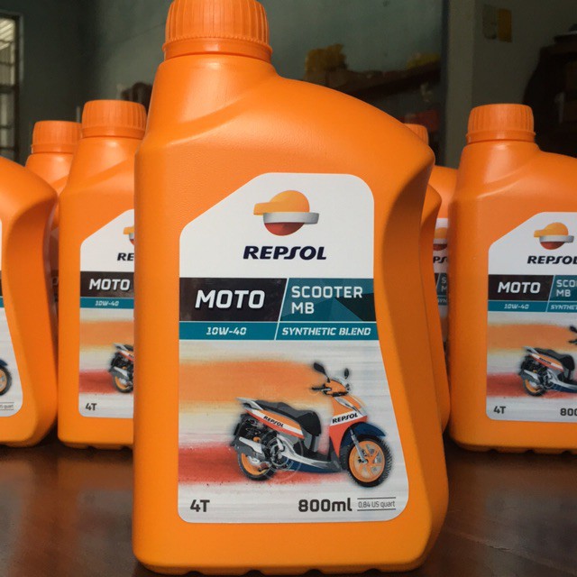 Nhớt Repsol Moto Scooter MB 4T 10W40 0.8L