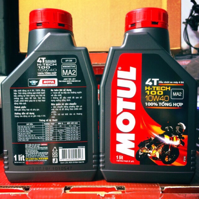 Nhớt Motul H-TECH 100 (10W40) 1 LÍT