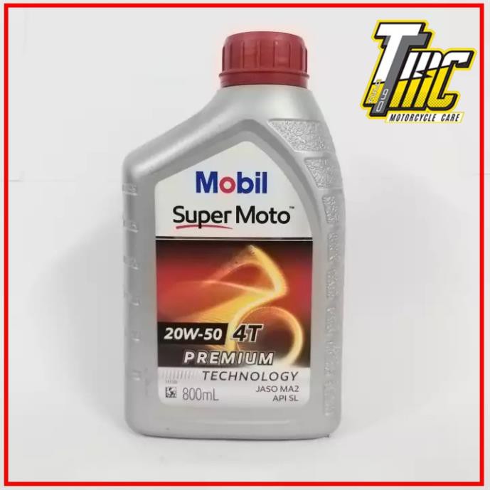 Nhớt Xe Số Mobil Super Moto 20W50 - Nhập Khẩu Singapore