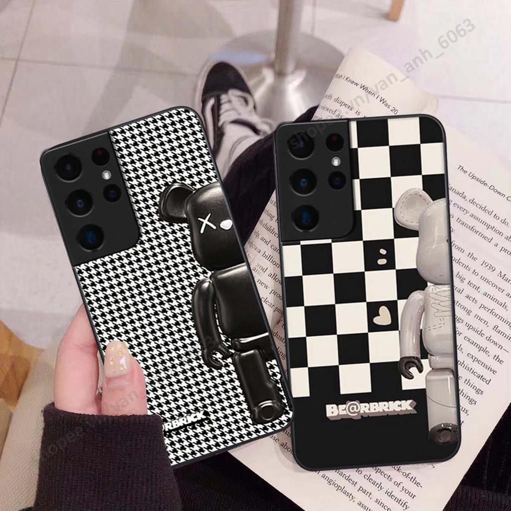 Ốp lưng Samsung S21 Ultra ốp điện thoại hình bearbrick, new york, thể thao