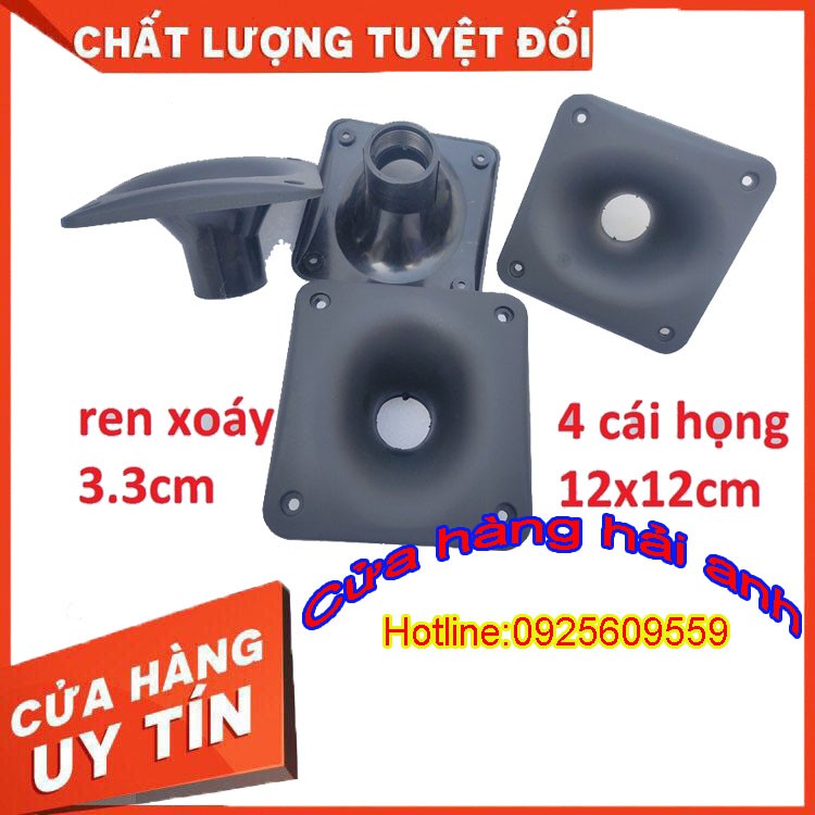 Họng Treble kèn 12x12 - phễu ren xoáy - giá 4 cái
