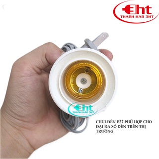 Đuôi đèn có công tắc (phi 27)