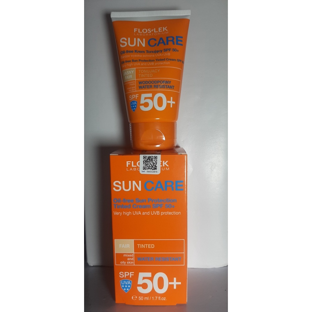 Kem chống nắng kiềm dầu Floslek Sun Care Oil Free Sun Protection Tinted Cream 50ml.