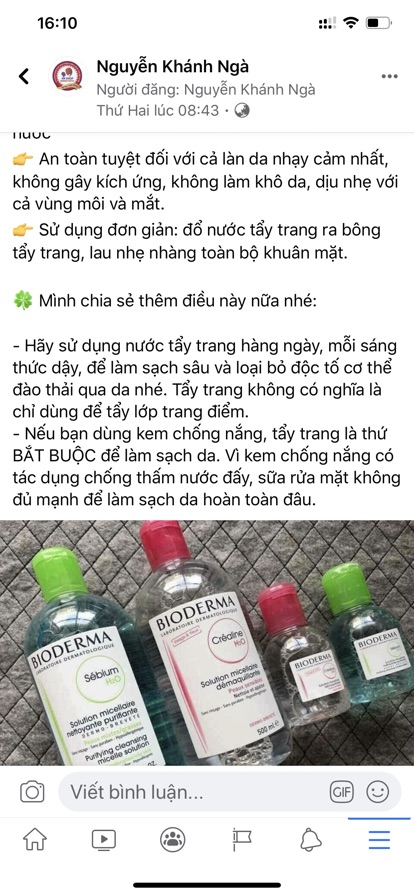 Tẩy trang Bio derma hàng chính hãng Pháp | BigBuy360 - bigbuy360.vn