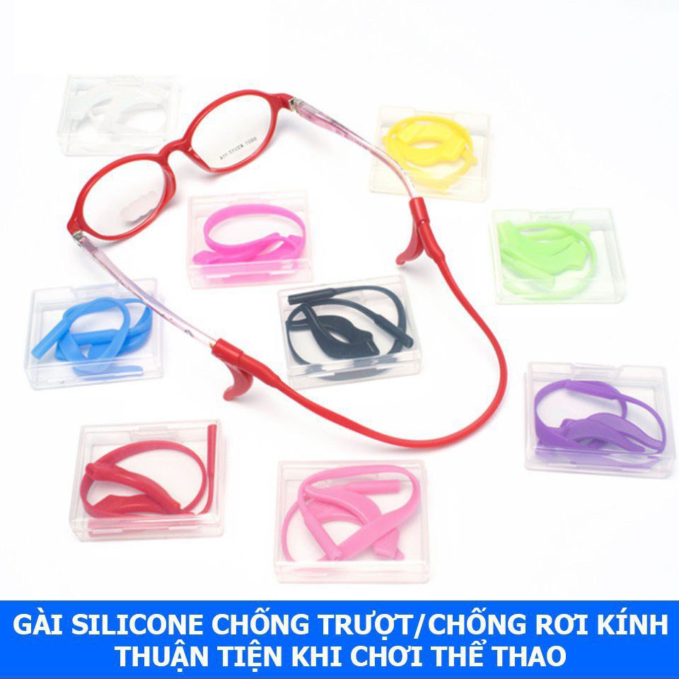 Bộ móc cài tai silicon cố định chống rơi kính PK5