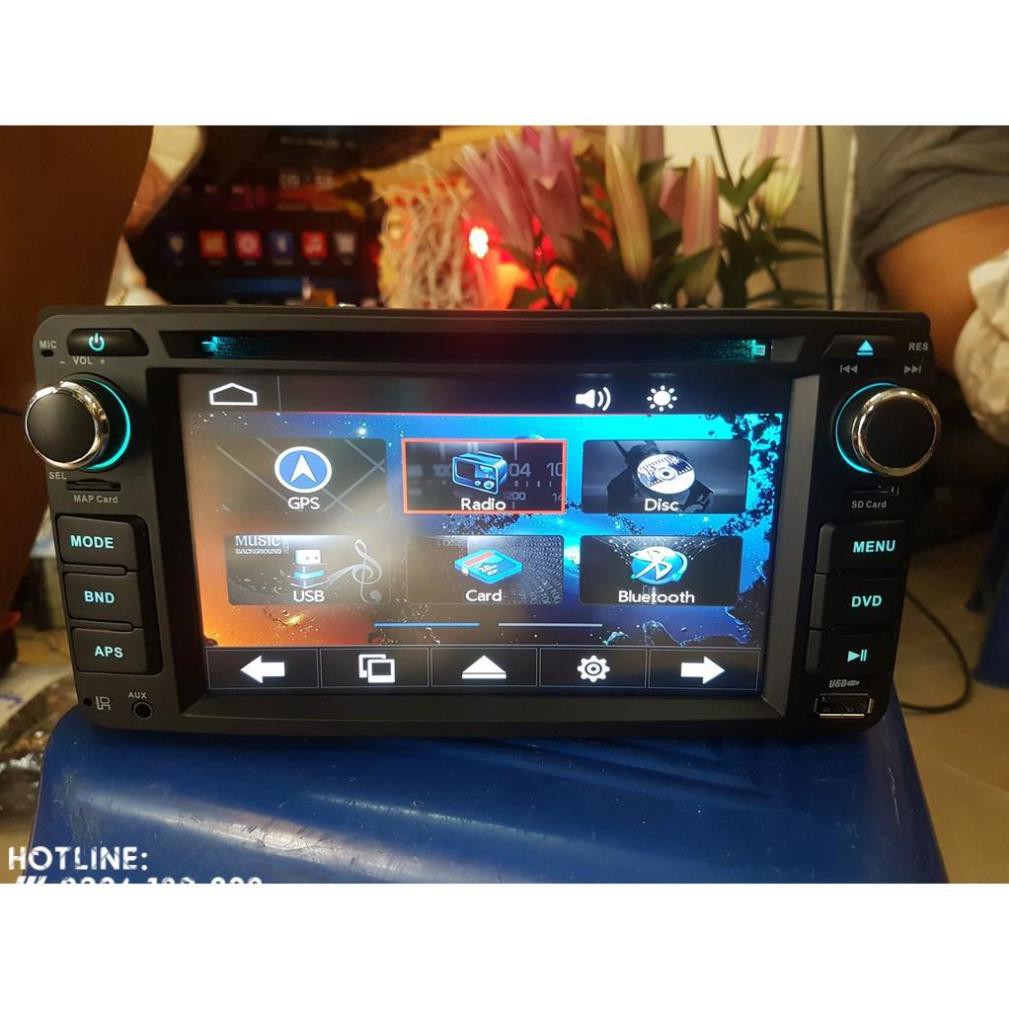 Đầu DVD GPS dẫn đường lắp chung Toyota (Vios, innova, fortuner, Altisl, yaris..) tặng thẻ GPS ver 2020