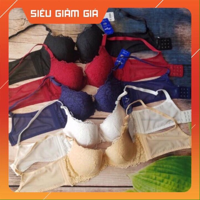 Áo ngực BOYA (003L) 3 móc ren MÚT ÉP.