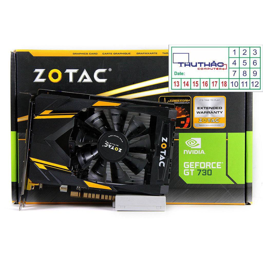CARD MÀN HÌNH ZOTAC GT730 2G RAM 5 | BigBuy360 - bigbuy360.vn