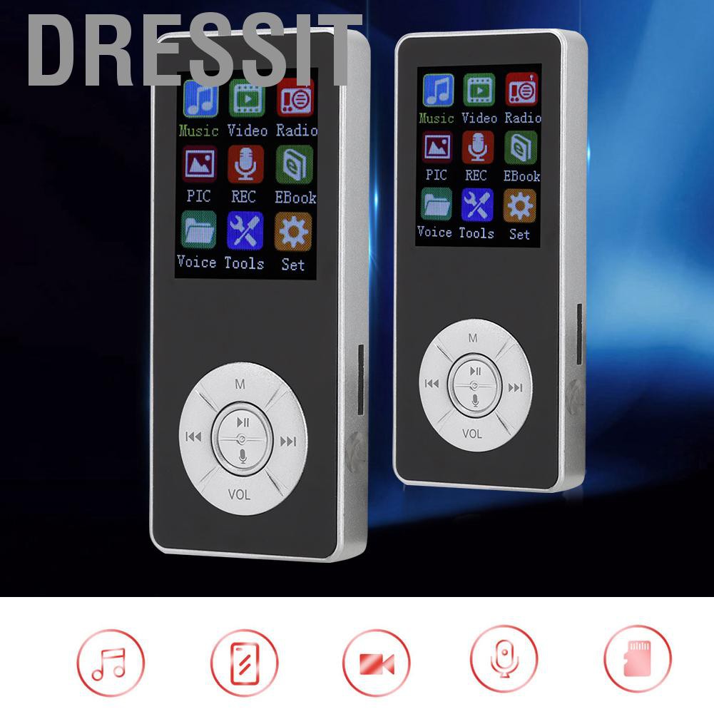 Máy Nghe Nhạc Mp4 Bluetooth 4.2 Hỗ Trợ Thẻ Nhớ 32gb