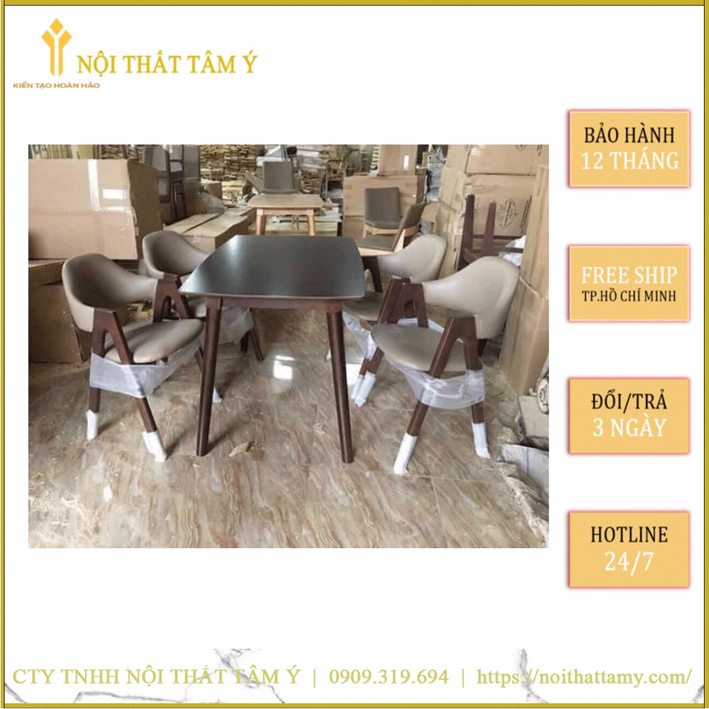 Bộ Bàn Ăn Chữ A 6 ghế ✌FREE SHIP HCM✌ Bộ bàn ăn Cao Cấp Thương hiệu Nội Thất Tâm Ý