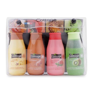 Set 4 chai sữa tắm cottage 50ml