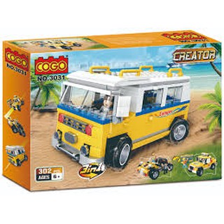 COGO 3031 - Mô Hình Xe Buýt Biến Đổi 3in1