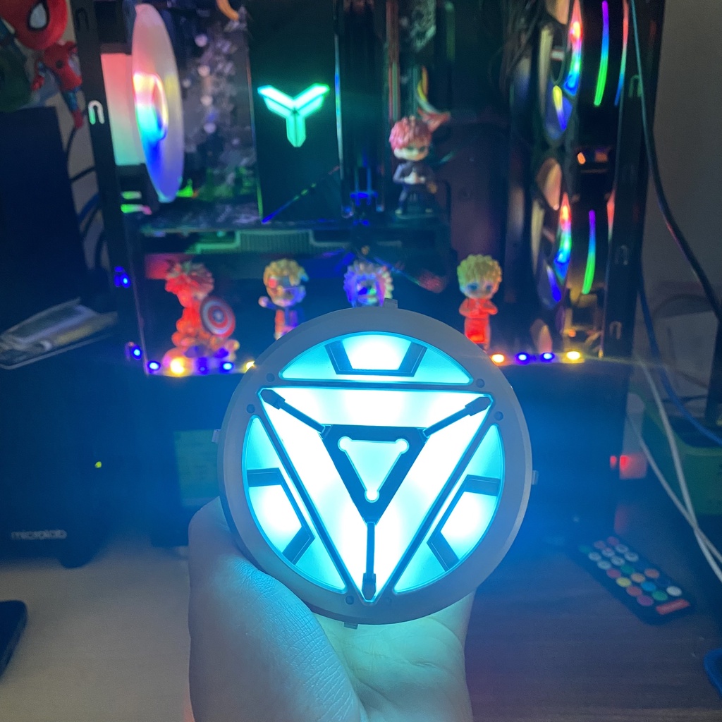 Mô hình lò phản ứng của iron man có led siêu hot