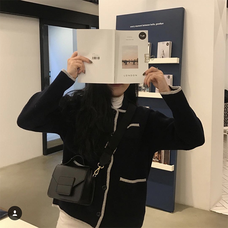 Túi đeo vai hình vuông cỡ nhỏ phong cách phương Tây