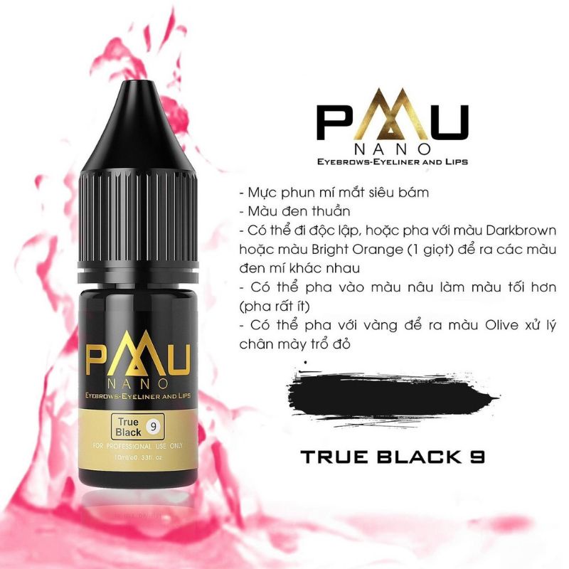 Mực phun xăm PMU hàng chính hãng full chai giá sỉ
