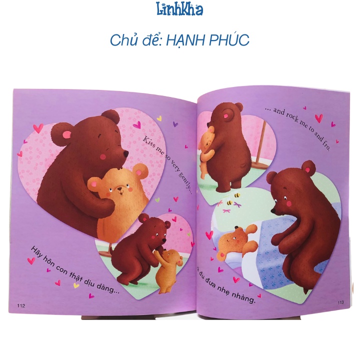 Bộ Sách Song Ngữ Truyện Kể Trước Khi Đi Ngủ: Chia Sẻ + Hạnh Phúc + Yêu Thương + Tự Tin - Tân Việt