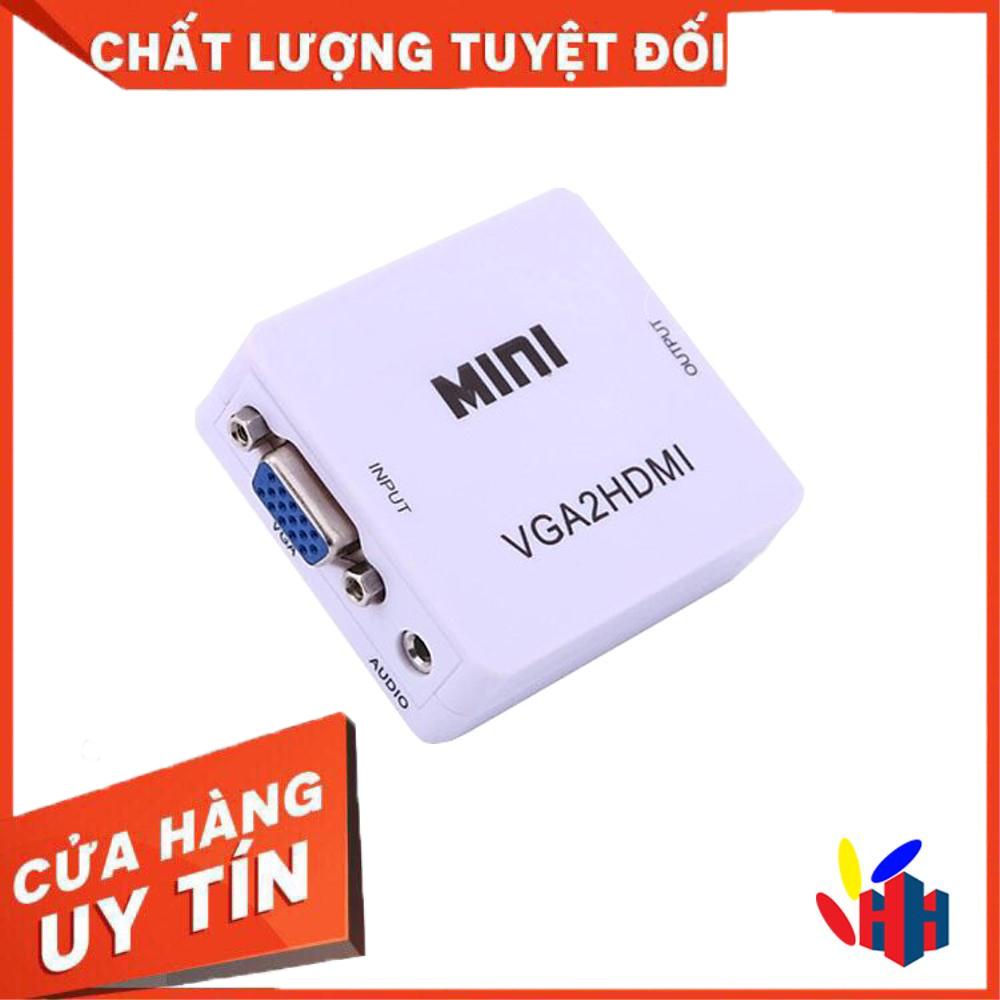 Bộ chuyển từ VGA sang HDMI Mini - từ máy tính, laptop lên màn hình TV