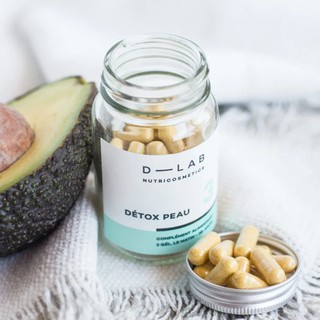 Viên Uống Giảm Mụn, Thanh Lọc Thải Độc Da DETOX PEAU D-LAB Pháp