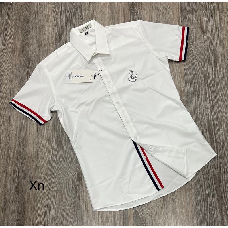 Sơ Mi Trắng Hoạ Tiết