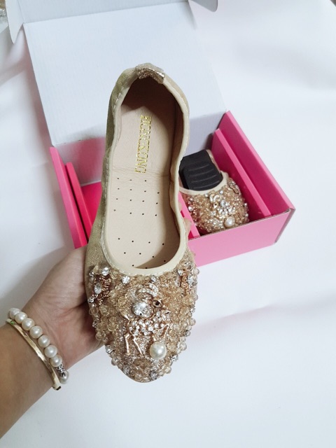 Giày búp bê họa tiết hươu(a7) | BigBuy360 - bigbuy360.vn