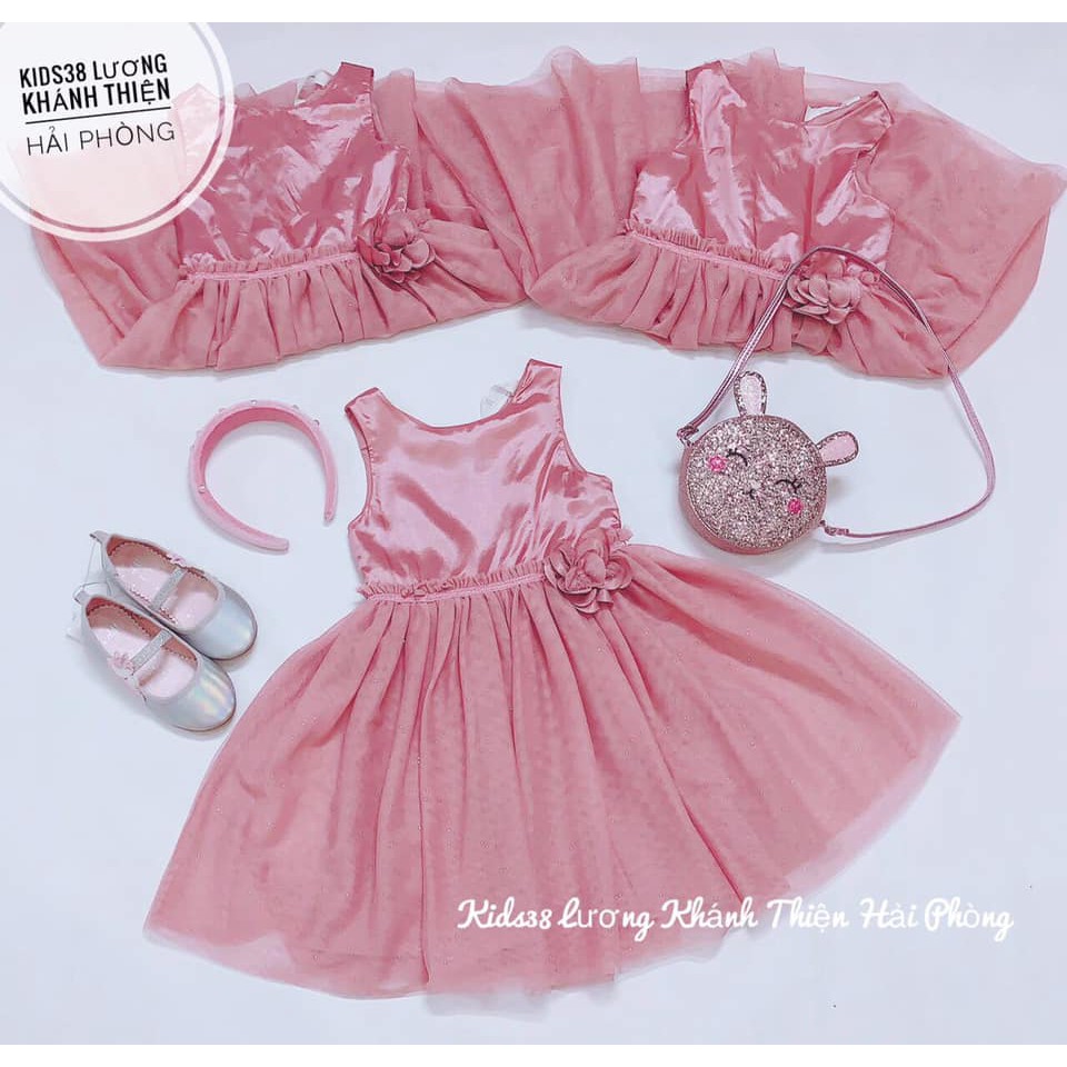 Váy xòe tutu công chúa hồng HM H&amp;M_hàng chính hãng authentic