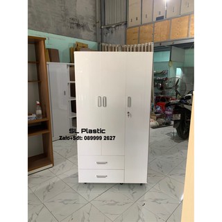 Tủ quần áo 1mx1m8X47 3 cánh cực đẹp FREESHIP