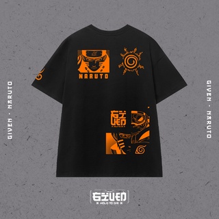 Áo Thun NARUTO Màu Đen Cam