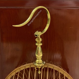 Bộ Móc Rồng Đồng Vàng Khuyên Mái Vòm