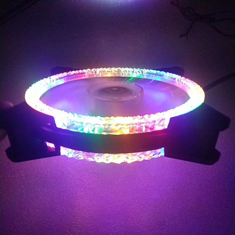 Quạt Tản Nhiệt, Quạt Led, Quạt Fan Case 12cm led, fan LED RGB giống Coolmoon