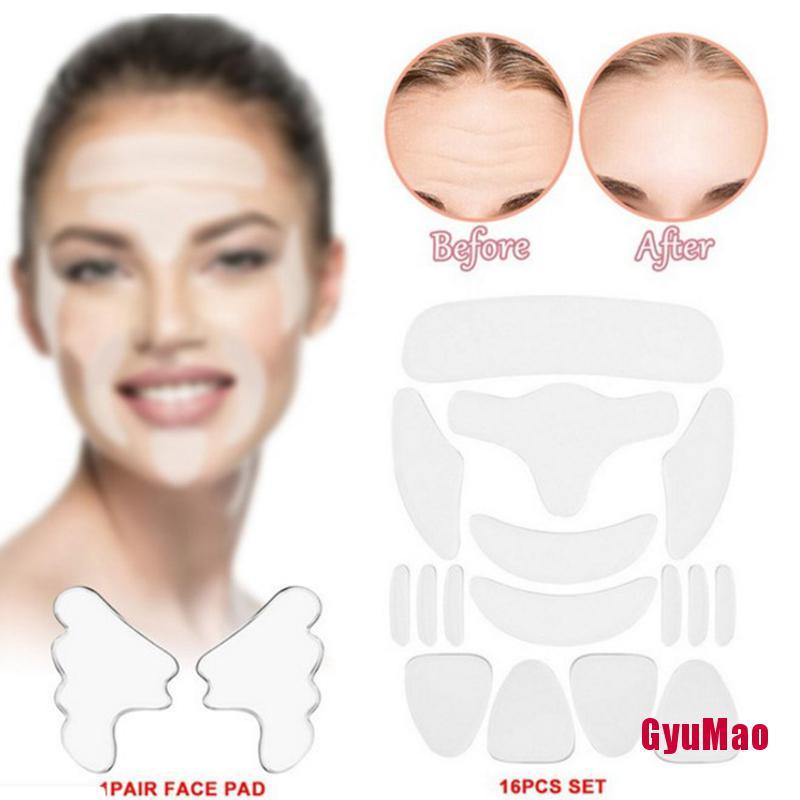 Bộ 18 Miếng Dán Silicone Làm Mờ Nếp Nhăn Có Thể Tái Sử Dụng