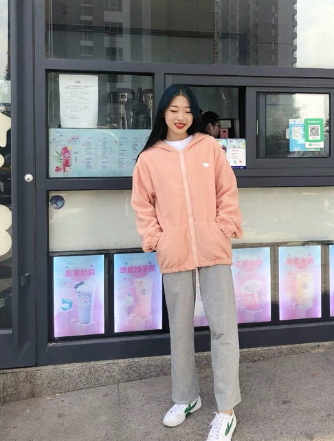 ÁO KHOÁC BÔNG NỈ THÊU HÌNH ( ảnh thật ở phía sau ) | BigBuy360 - bigbuy360.vn