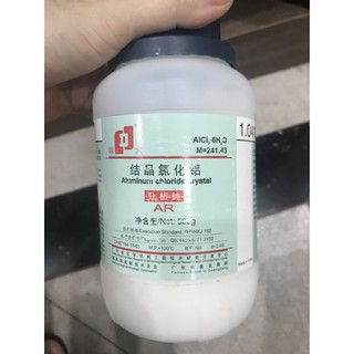 Hóa chất Aluminum chloride AlCl3 nhôm clorua lọ 500g Xilong CAS 7784-13-6