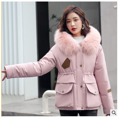 áo khoác phao nữ lót lông hàng đep siêu xinh 2021