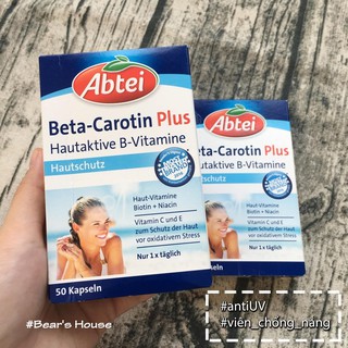 Viên uống chống nắng Beta - Carotin Abtei