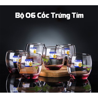 Bộ 6 Cốc Thủy Tinh Uống Nước Trứng Tròn Luminarc - 320ml